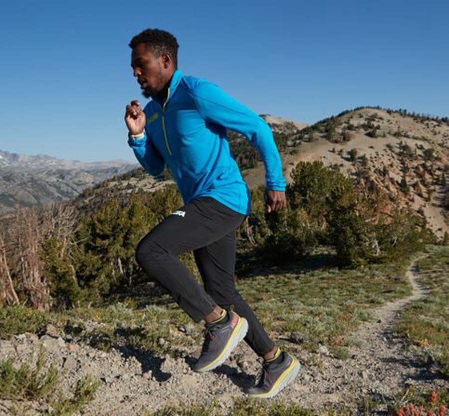 Trail Shoes Mens - Hoka One One Challenger ATR 6 - Blue - YKXIORW-18